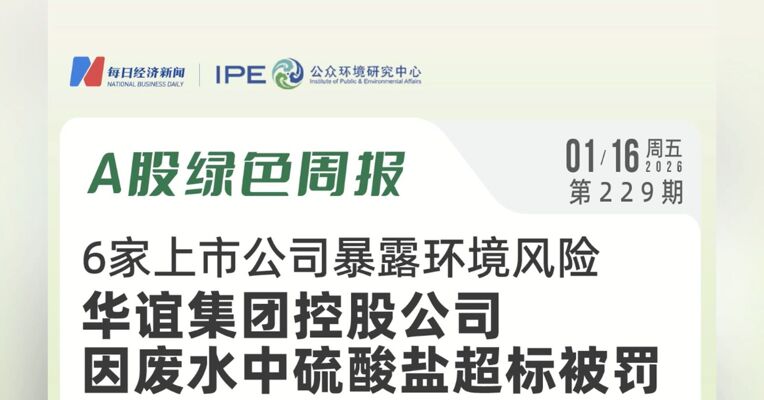 绿色投资排雷周报：因以逃避监管的方式排放水污染物，罗牛山控股公司被罚19.5万元