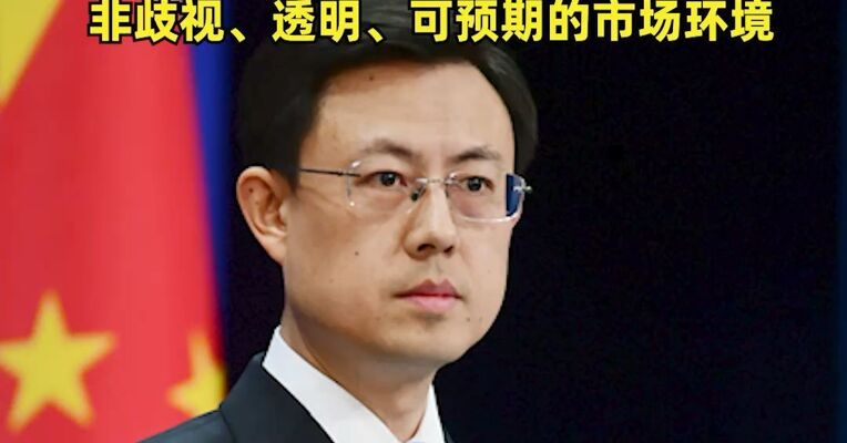 外交部回应马克龙涉及中欧经贸关系言论：希望欧方为中国企业营造公平，非歧视、透明、可预期的市场环境