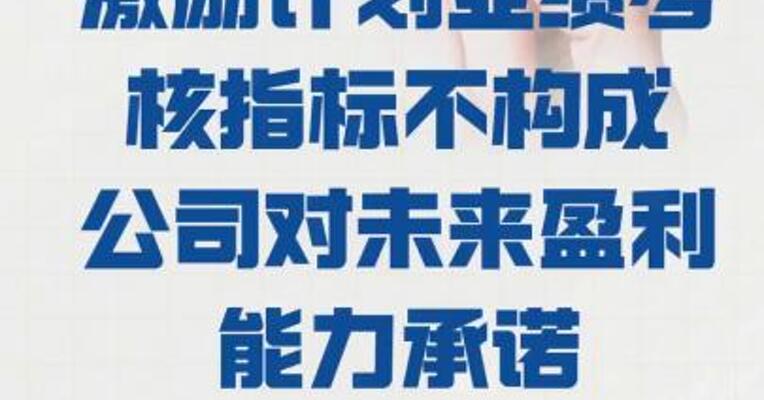 天合光能： 激励计划业绩考核指标 不构成 公司对未来盈利能力承诺