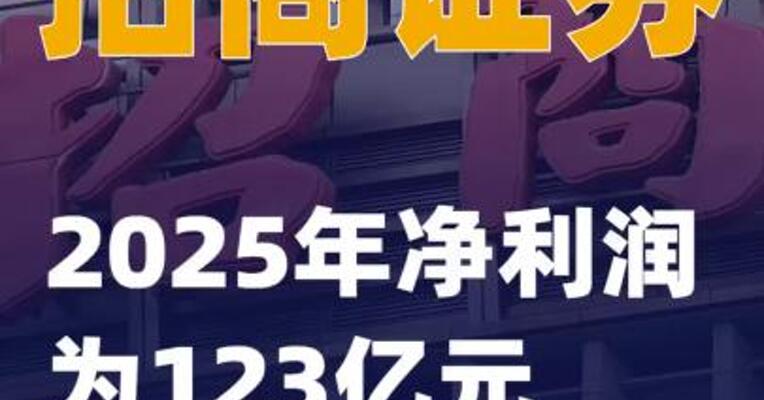 招商证券：2025年净利润为123亿元
