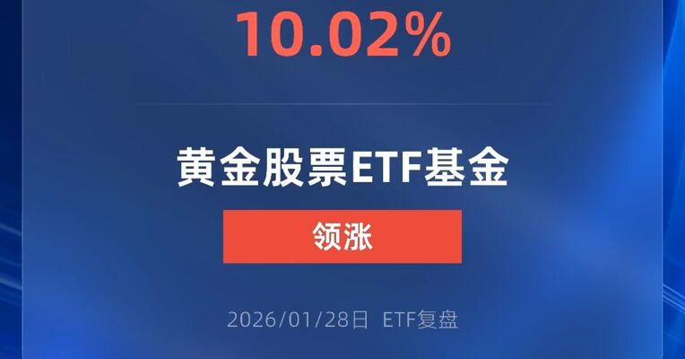 黄金股票ETF基金涨停
