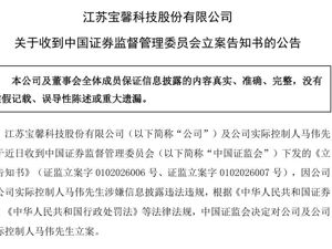 两家A股公司同日公告：被证监会立案调查！
