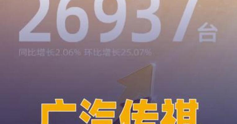 广汽传祺1月终端销量 26937台