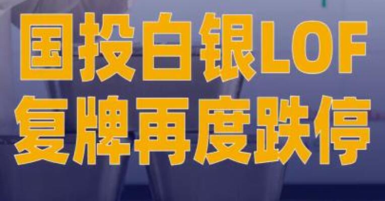 国投白银LOF复牌再度跌停