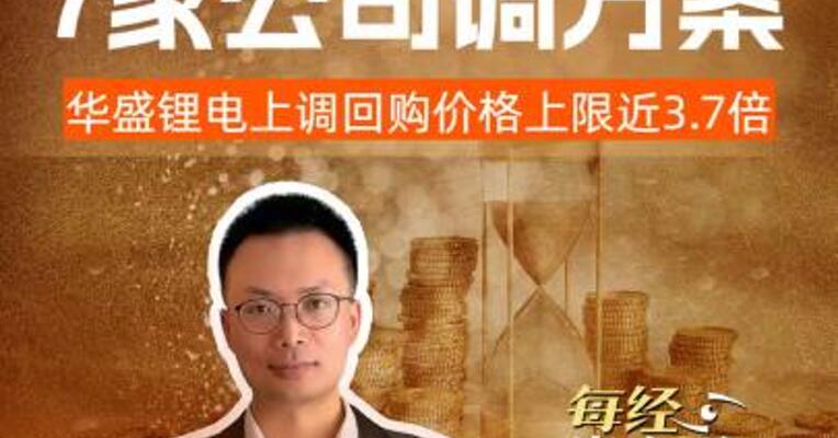 A股回购月报 7家公司调方案  华盛锂电上调回购价格上限近3.7倍