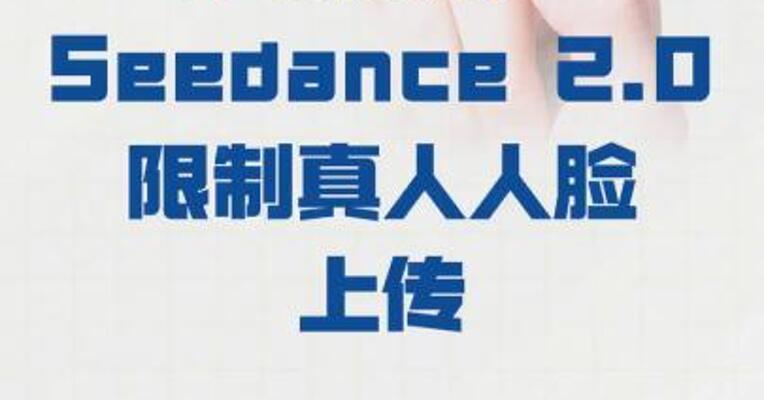 字节反馈：Seedance2.0 限制真人人脸上传