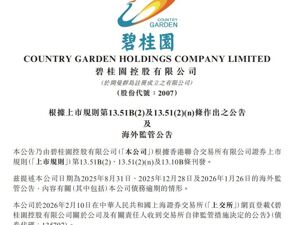 杨惠妍收到上交所纪律处分决定书！碧桂园最新公告，解释原因