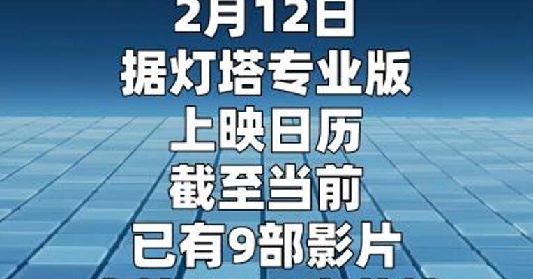 9部影片定档2026春节档  