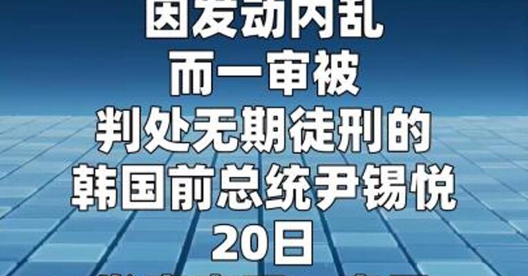 尹锡悦称无法接受被判无期徒刑