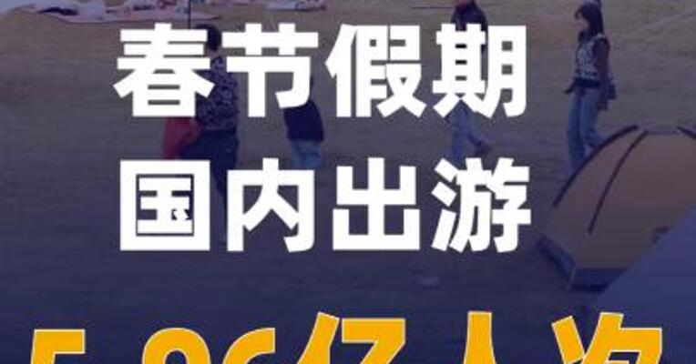 创历史新高！春节假期国内出游5.96亿人次