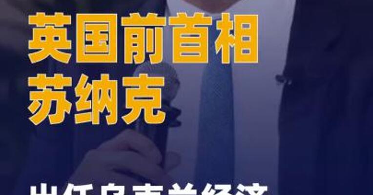 英国前首相苏纳克出任乌克兰经济 复兴委员会顾问