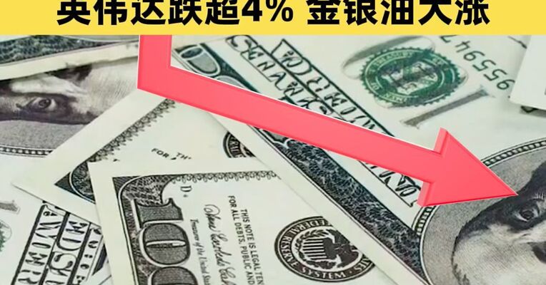美股全线下跌，道指重挫超500点，英伟达跌超4%，金银油大涨