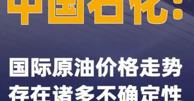 中国石化：国际原油价格走势存在诸多不确定性