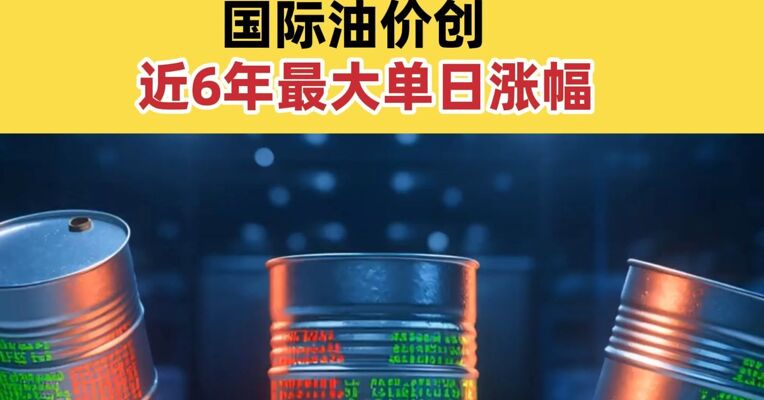 美以伊战事持续 国际油价创近6年最大单日涨幅