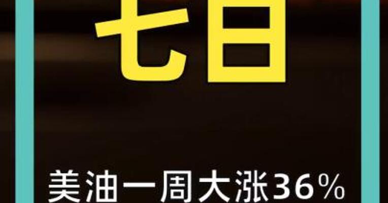 美油一周大涨36%  美以伊冲突  引爆能源市场