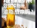 地缘因素 会继续抬升 油脂成本吗？