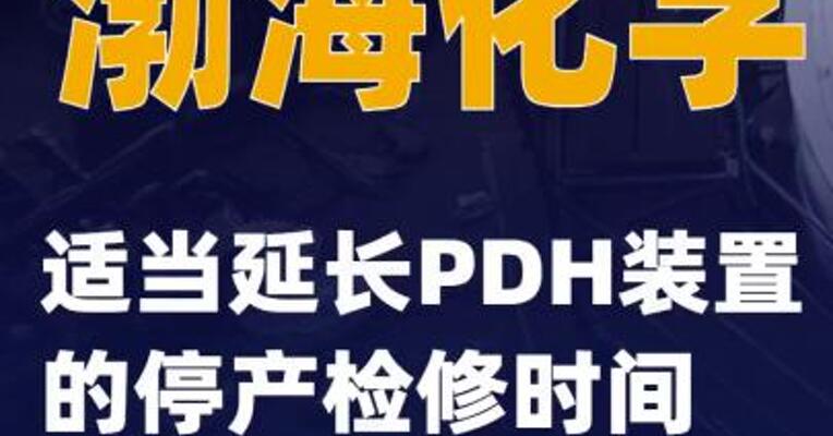 渤海化学：适当延长PDH装置的停产检修时间