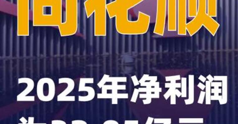 同花顺：2025年净利润为32.05亿元