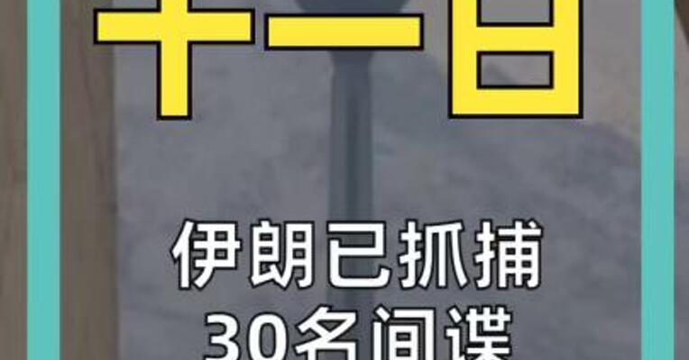 伊朗已抓捕 30名间谍 81名内鬼