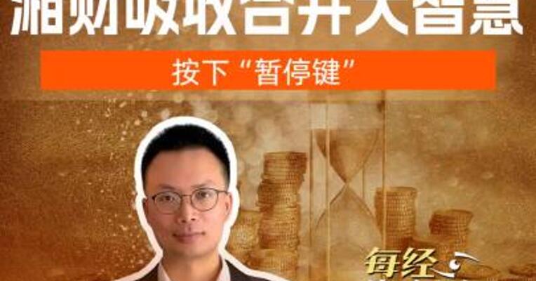中止审核！湘财吸收合并大智慧按下“暂停键”