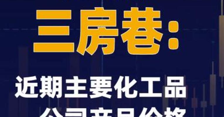 3连板三房巷：近期主要化工品、公司产品价格波动较大