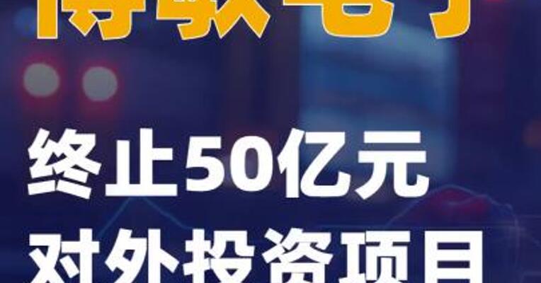 博敏电子：终止50亿元对外投资项目