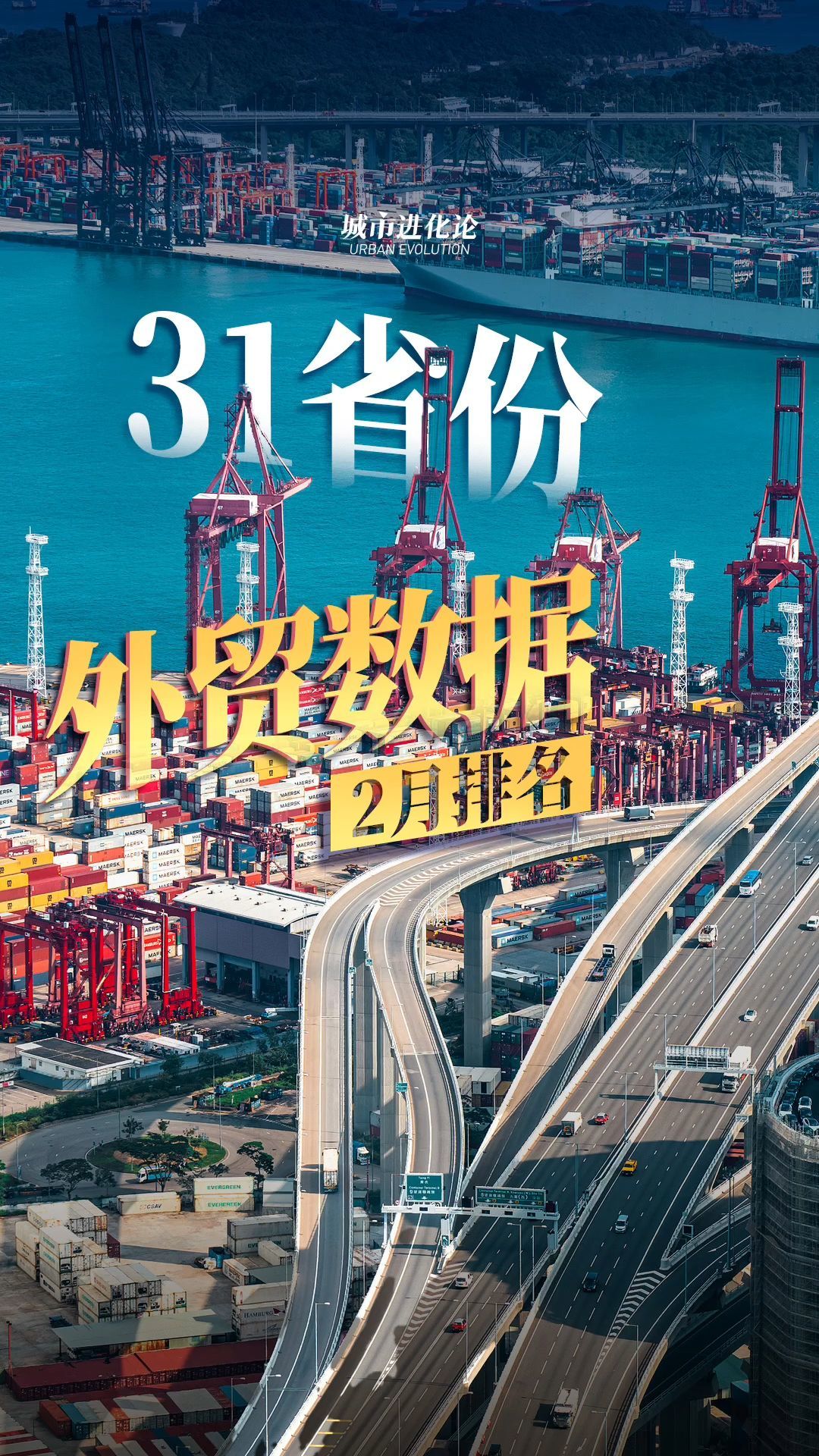 31省份外贸数据2月排名