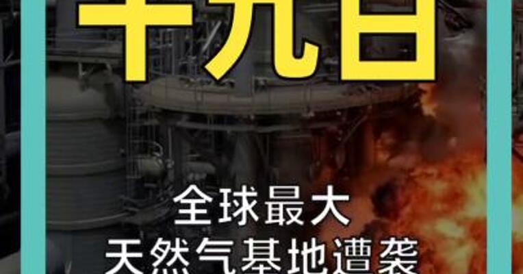 全球最大天然气基地遭袭 欧洲天然气暴涨27% 布油突破113美元