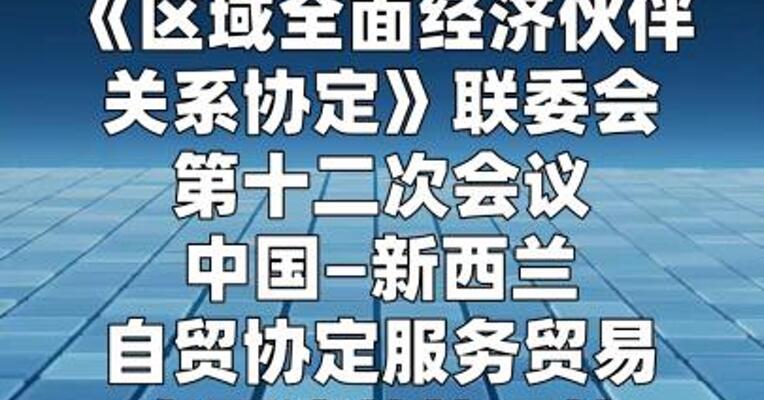 中国新西兰服贸负面清单谈判取得积极进展