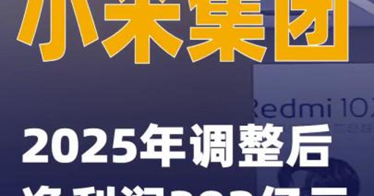 小米集团：2025年调整后净利润392亿元
