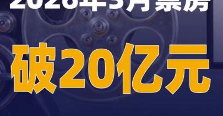 2026年3月票房破20亿元