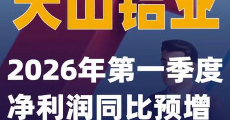 天山铝业：2026年第一季度净利润同比预增108%