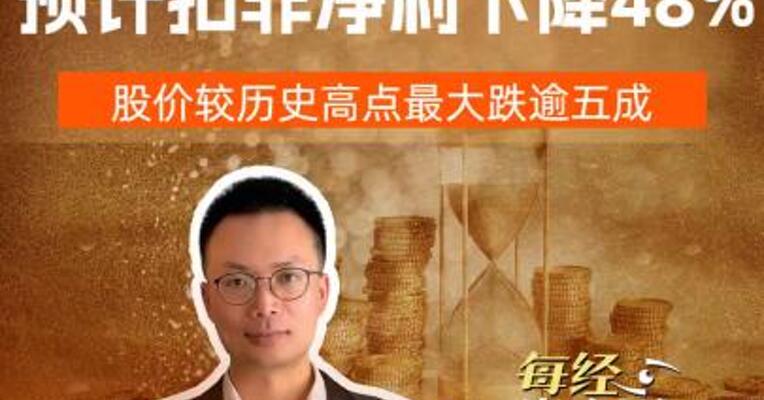 绿电龙头预计扣非净利下降48% ，股价较历史高点最大跌逾五成