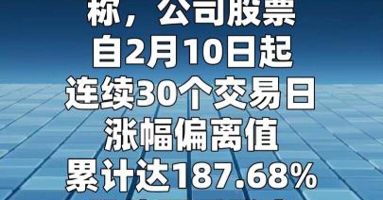 法尔胜：公司可能申请停牌核查