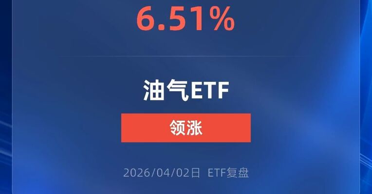 标普油气ETF富国涨超6%
