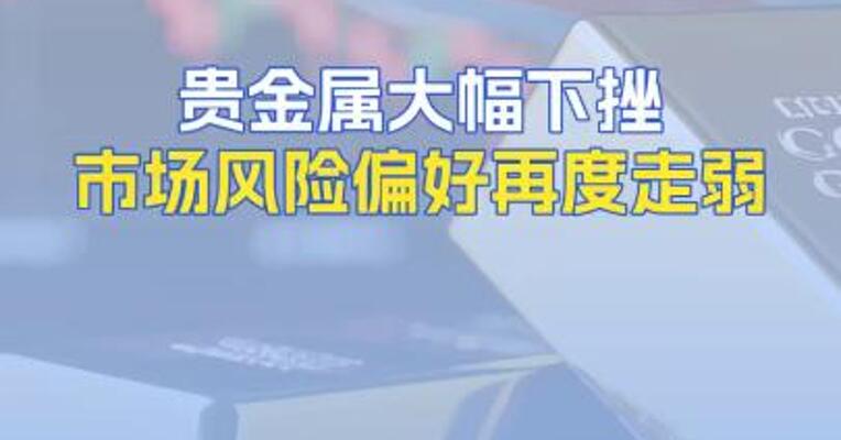 贵金属大幅下挫市场风险偏好再度走弱