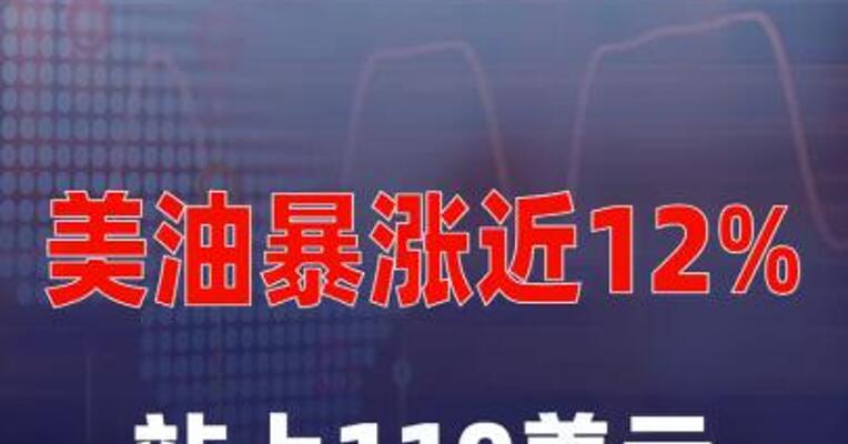 美油暴涨近12%，站上110美元