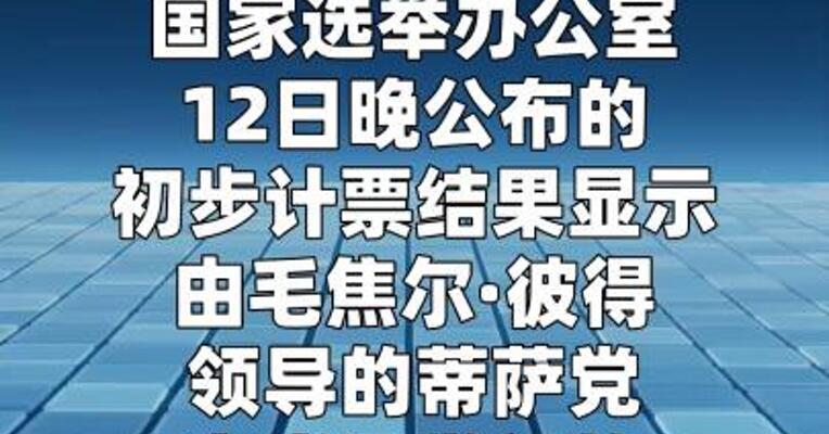 匈牙利蒂萨党在国会选举中获胜