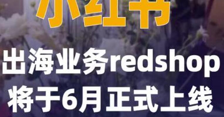 小红书出海业务redshop 将于6月正式上线