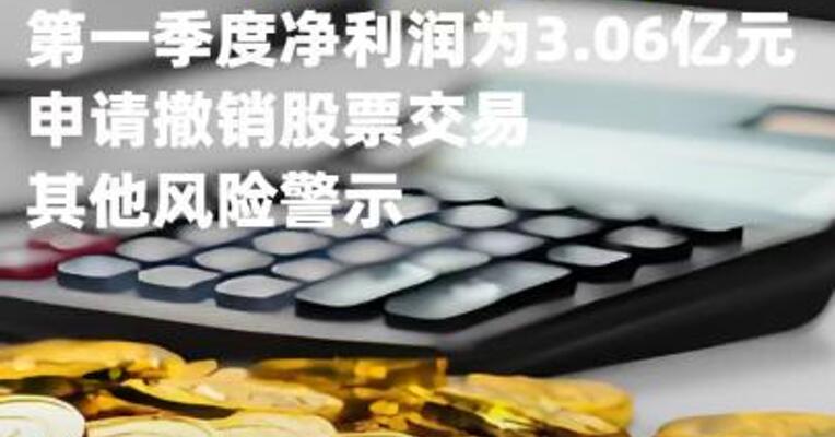 ST张家界：第一季度净利润为3.06亿元，申请撤销股票交易其他风险警示