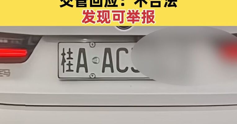 多地出现“白色新能源车牌”？还有人发布“车牌褪色”教程，交管回应：不合法，发现可举报
