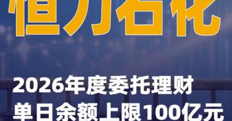 恒力石化：2026年度委托理财单日余额上限100亿元