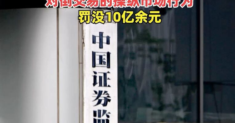 证监会：2025年查办操纵市场获利超亿元案件19起 ，对余某控制大量账户连续买卖对倒交易的操纵市场行为，罚没10亿余元