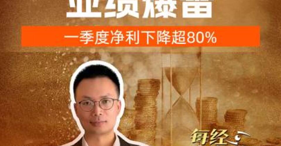 液冷10倍股 一季度业绩 爆雷 净利下降超80%
