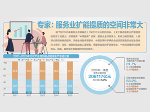 到2030年服务业总规模迈上100万亿元台阶 国务院发文 推进服务业扩能提质