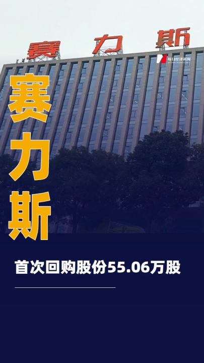 赛力斯：首次回购股份 55.06万股