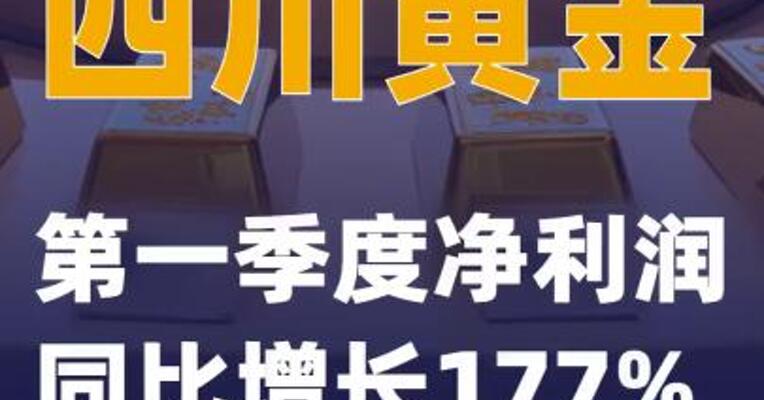 四川黄金：第一季度净利润同比增长177%