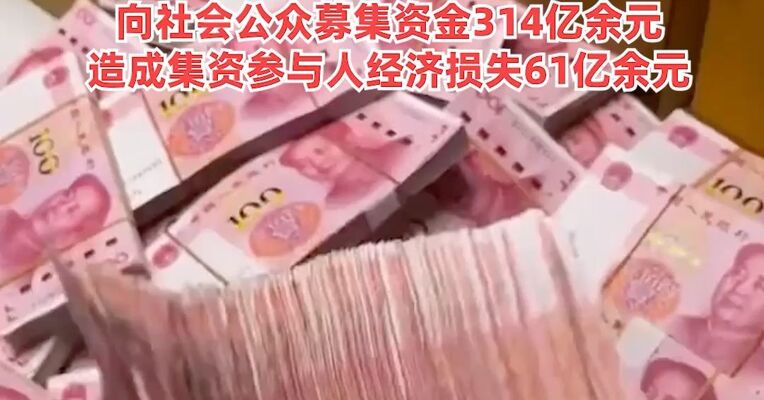 刘必安等十六人非法集资案一审宣判 ！刘必安被判处无期徒刑，向社会公众募集资金314亿余元，造成集资参与人经济损失61亿余元