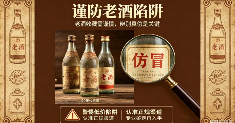 谨防老酒陷阱！老酒收藏需谨慎，辨别真伪是关键！