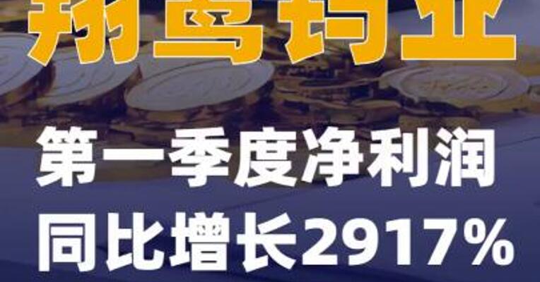 翔鹭钨业：第一季度净利润同比增长2917%